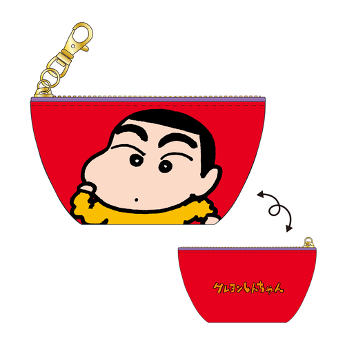 クレヨンしんちゃん 三角ミニポーチ コミックしんちゃん | クレヨン